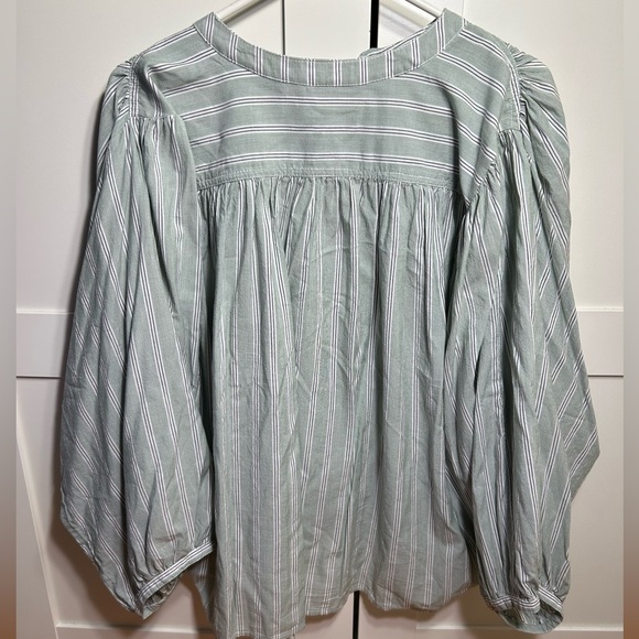 Anthropologie The Sidney Batwing Blouse by Pilcro size Large - Picture 6 of 6